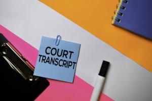 court hearing recorded transcript transcription syracuse ny